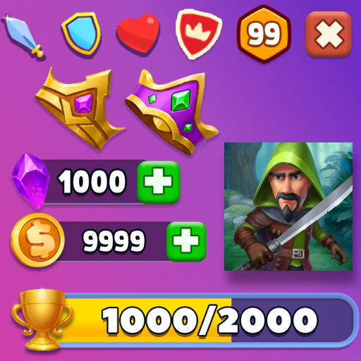 Puzzle fight UI Kit