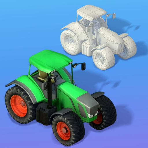 Low poly 3D Vehicles
